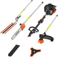 Fuxtec Motorsense FX-MT152 4in1, 2-Takt Test Oberklasse 1,4, Benzin Multitool 52 cc, Profi-Tragegurt & 3 PS Leistung