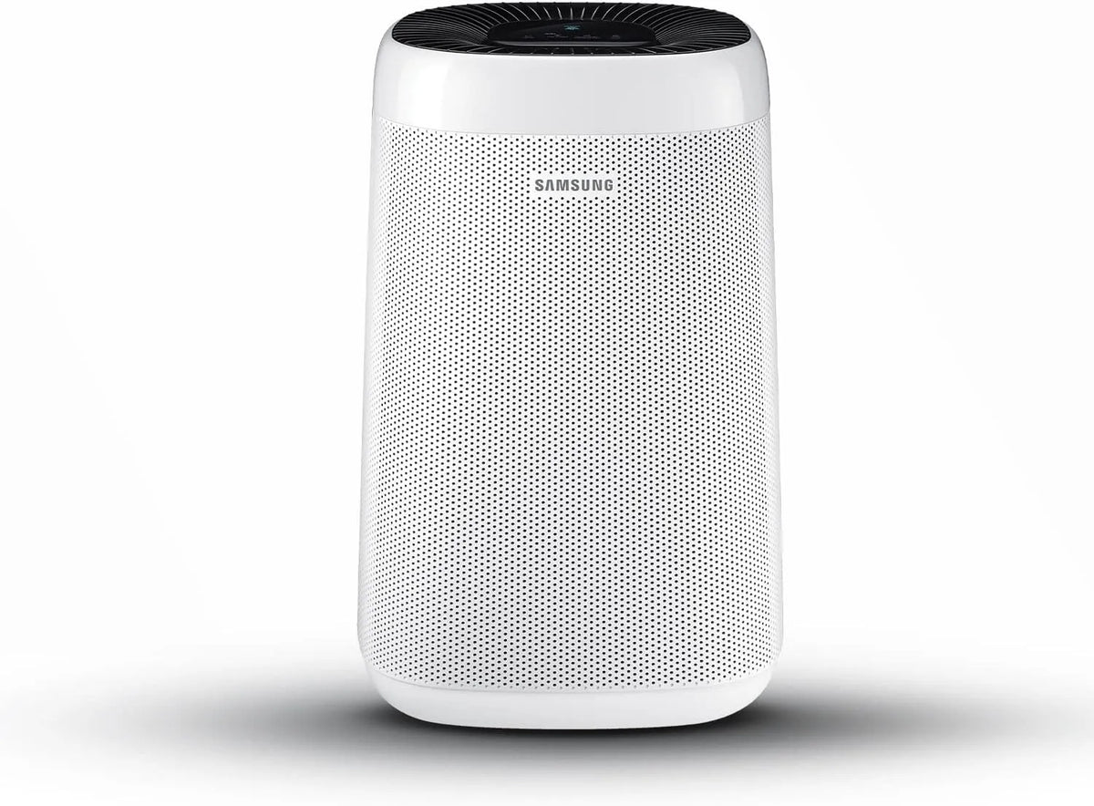 Samsung Luftreiniger AX34R3020WW/EU, Auto-Modus, Abdeckung von 34 m², Farbe Weiß, EU für Haushaltsgeräte mit Staubsensor