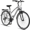 Fahrrad, Licorne Bike TrekkingBike in 28' für Herren Jungen Mädchen Damen 21 Gang Schaltung Citybike Männerfahrrad L-V-ATB