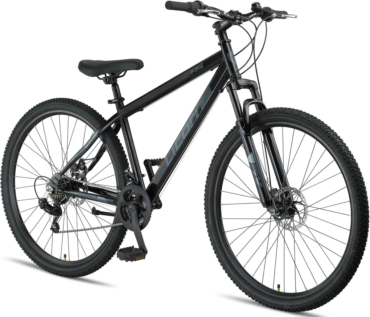 Fahrrad, Licorne Bike Thunder Mountainbike in 20, 24, 26, 27.5 und 29 Zoll für Mädchen Jungen Herren und Damen Discbremse