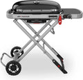 Gasgrill Weber Traveler, 2065 cm² Grillfläche, Klappbarer tragbarer mit Rädern, in Schwarz, 111 cm Breite, 1 Brenner