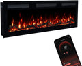 Elektrokamin GLOW FIRE, max. 1800 W, Inside 106 mit realistischem 3D LED-Feuer, Maße 106x35x12cm, Wand mit Heizung und Kaminfeuer, App Steuerung