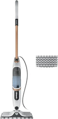 Shark Dampfreiniger S2001EU, 2 waschbare Dirt Grip Soft-Scrub-Pads, SteamSpot mit Steam Blaster-Technologie für Hartböden, Leichter