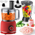 Küchenmaschine, Leistung 1500W und Mixer Kombination, Fassungsvermögen 2,5L Zerkleinerer für Fleisch, Fassungsvermögen 2L Standmixer mit Glasbehälter