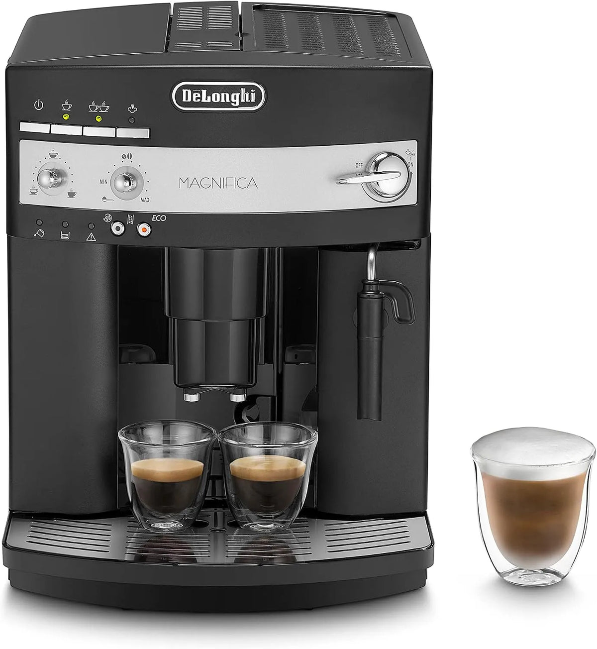De'Longhi Kaffeevollautomat ESAM 3000, Fassungsvermögen 1.8 liters, Edelstahl rostfrei, in Schwarz