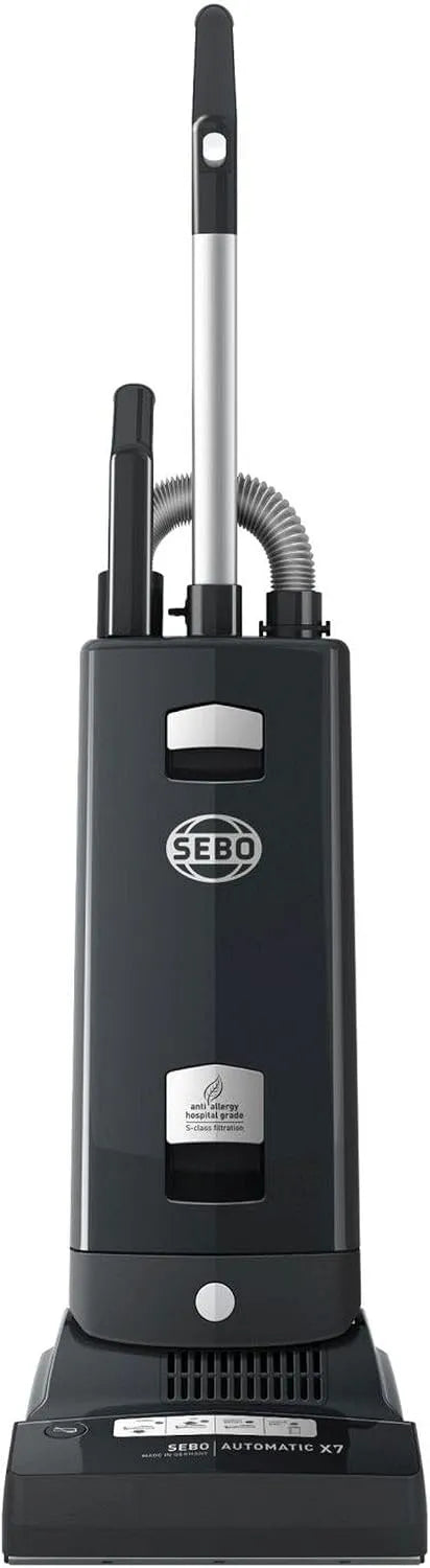 Staubsauger, SEBO Automatic X7 Bürststaubsauger, Maße 117.00 x 31.00 x 31.00 cm, Kunststoff, Farbe Grau