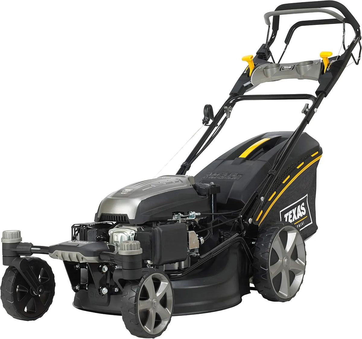 Rasenmäher 5110TR/WE 3in1 9PS TEXAS Profi, Benzin mit Antrieb Radantrieb E-Start Hochgrasmäher ZT 5110TR, 196cm³, 4-Takt, Breite 51cm, 28-75mm