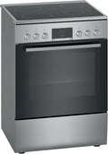 Bosch Modell, Serie 4 Elektro-Standherd HKR39C250, 3D Heißluft Backen auf 3 Ebenen, 60 cm breit, LED-Display-Steuerung