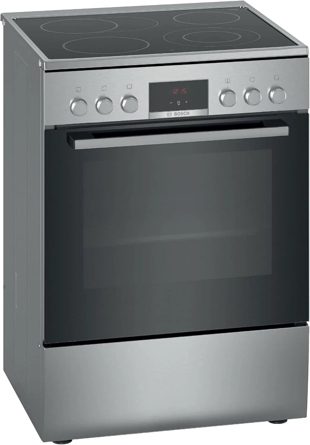 Bosch Modell, Serie 4 Elektro-Standherd HKR39C250, 3D Heißluft Backen auf 3 Ebenen, 60 cm breit, LED-Display-Steuerung