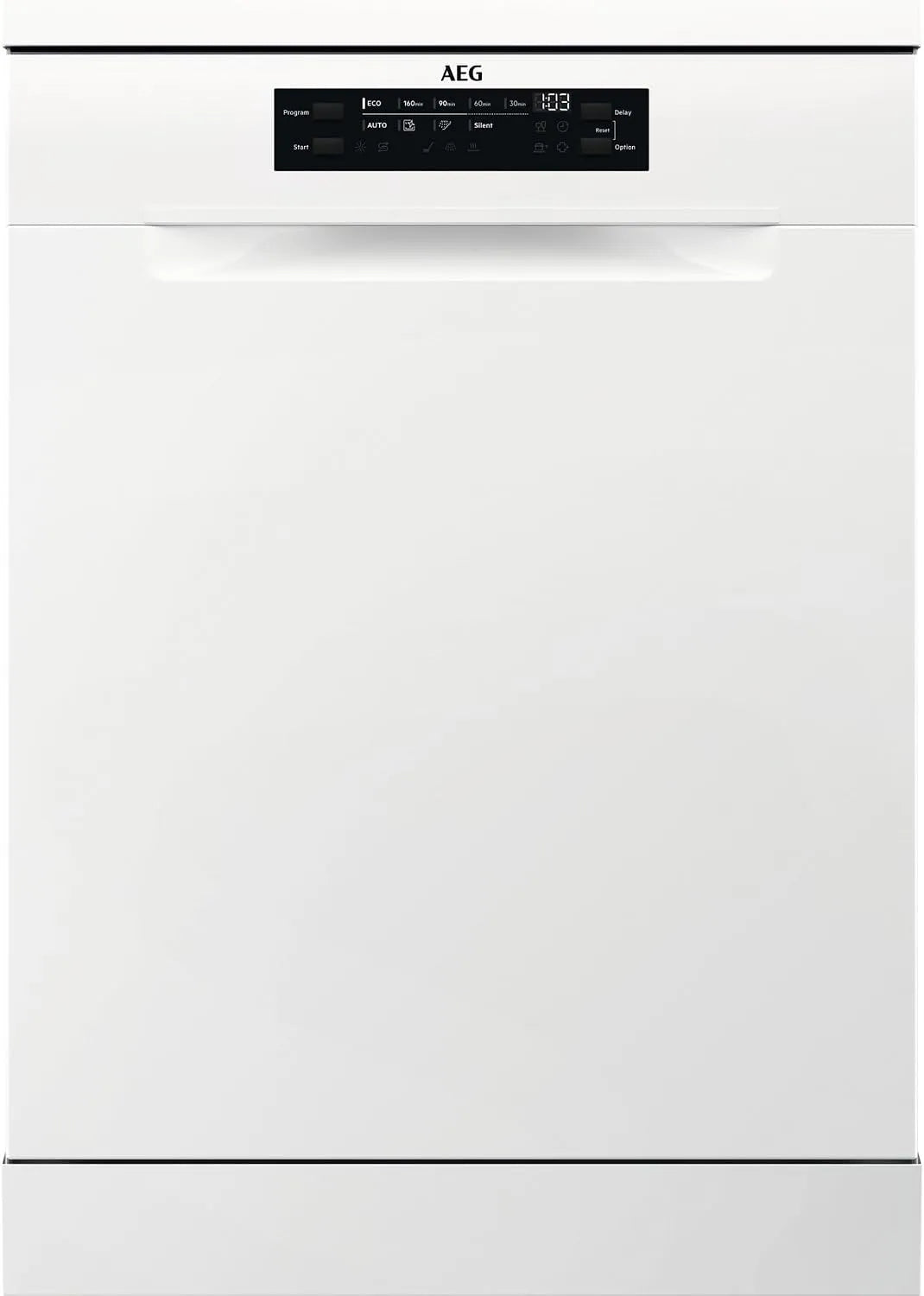 AEG Geschirrspüler 7000 FFB7570APW, Spülmaschine Serie: mit Glasschutz, 14 MG, ckschublade, Wasserstopp, Freistehender 60cm, leise 42dB