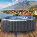 Whirlpool 180-224cm, BRAST aufblasbar MSpa Bergen für 4-8 Personen, viele Größen Ø180-224cm, bis zu 144 Massagedüsen, In- Outdoor