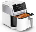 Tefal Heißluftfritteuse EY8421E0, 7 L Fassungsvermögen, 10 voreingestellte Programme, bis zu 8 Portionen, Easy Fry Silence, Silent-Technologie, Weiß