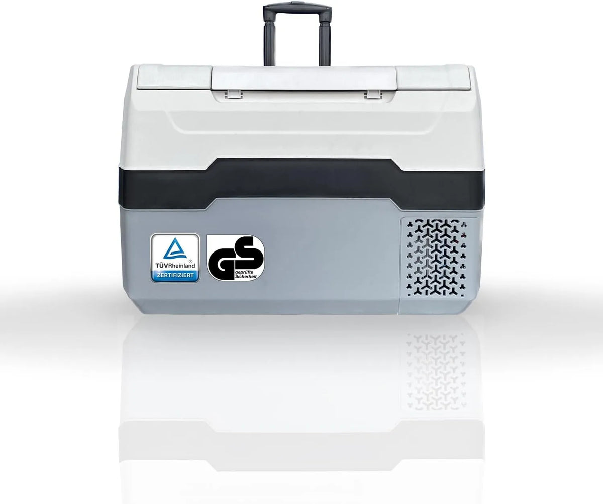 Kühlbox 2in1 Auto, 12/24 V 230V Kühlung bis -20 °C für, Doppelzone Kühl- & Gefrierfach, Camping, Kompressor 30 Liter, Kompressor Modell, LKW