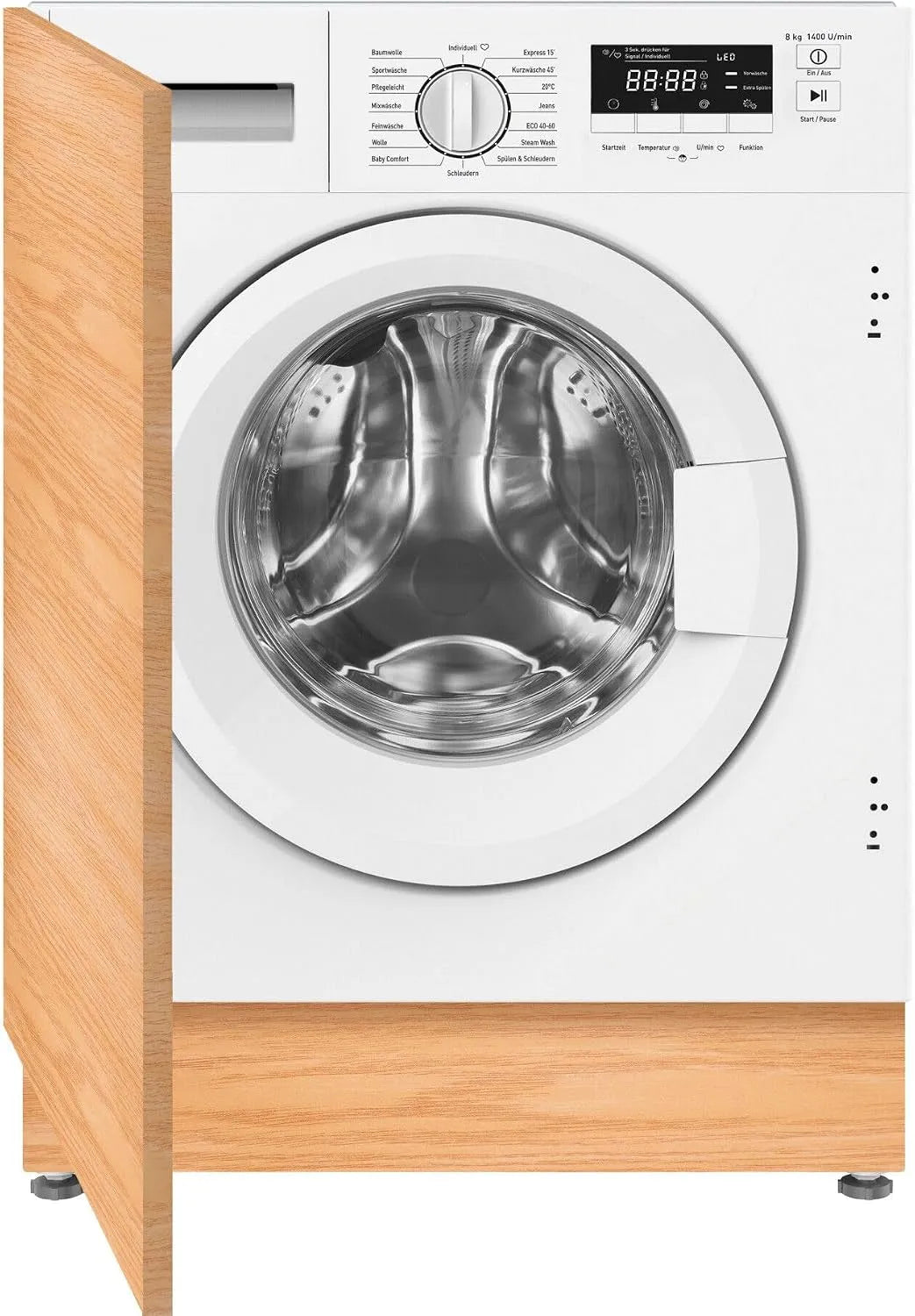 Amica Modell EWA 34660 W 1400U, EB-Waschautomat A 8kg vollintegriert