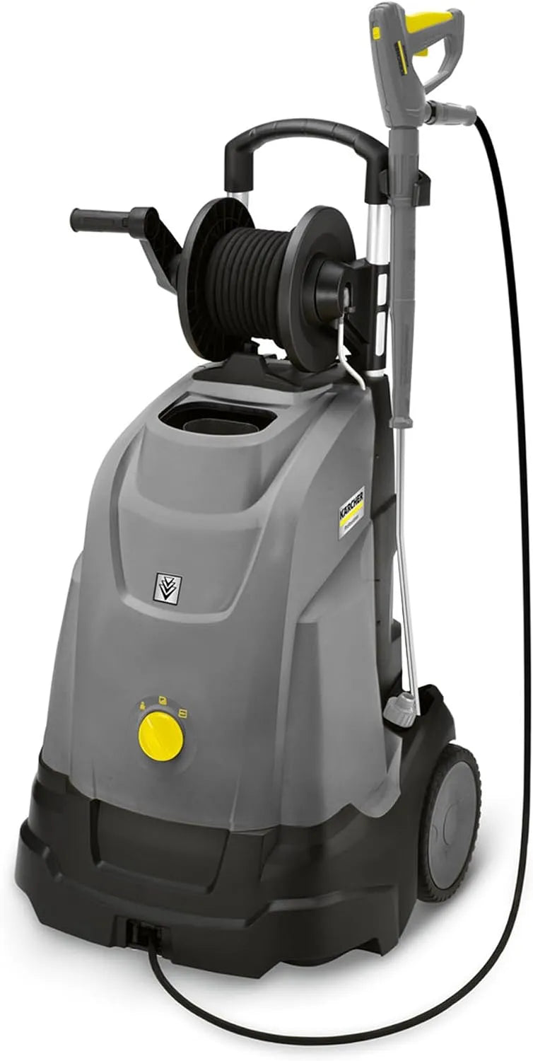 Kärcher Hochdruckreiniger, max. 80 °C, Fördermenge: 450 l/h, Schlauch: 15 m, Schlauchtrommel, Heißwasser HDS 5/15 UX, Arbeitsdruck: 150 bar