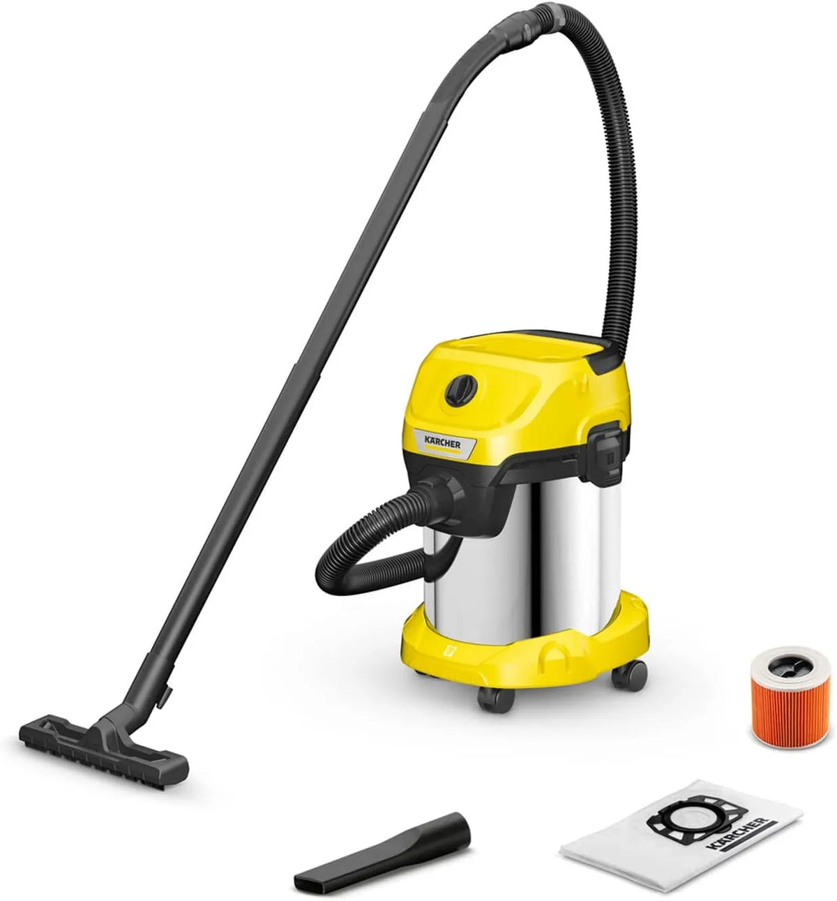 Karcher WD 3 S Aspiradora Sólidos, Líquidos 1000W