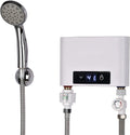 Warmwasserbereiter, Spannung 220V elektrische Temperaturwahl 30-52 °C mit Bad Dusche Kit, Leistung 3500W mit Duschset, für Handwaschbecken, Küche