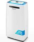 Luftentfeuchter 24h Pro Breeze, Fassungsvermögen 20L in Entfeuchtungsleistung, Raumgröße ca. 195m³, ~30 m², mit 4 Betriebsarten, Wäschetrocknung