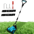 Makita Rasenmäher, Einstellbare Schnitthöhe 26/41/56mm, Akku Handrasenmäher für 18V, 21 cm Schnittbreite, Akku Bürstenloser Motor, ohne
