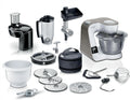 Bosch Küchenmaschine MUM5XL74, Leistung 1000 W, Würfelschneider, Mixer, Planetenrührwerk, Serie 4 mit Waage, 3 Scheiben, Fleischwolf