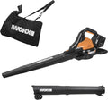 Worx Laubbläser WG583E.9, max. 40 V, Spannung 36 V, Vakuum mit 2 Batterien, Bürstenloser, nur Werkzeug, Akku und Ladegerät separat erhältlich