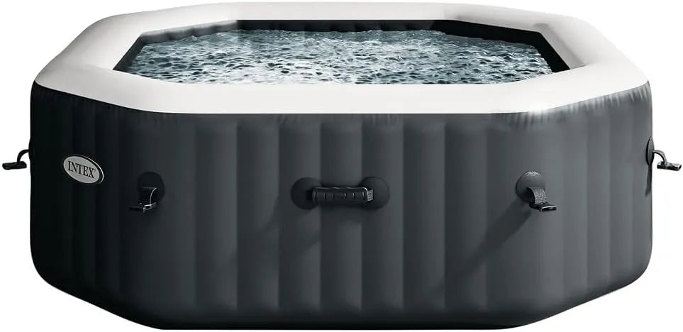 Intex PureSpa Bubble Massage Ø 201 x 71 cm, 28343AH, Für bis zu 4 Personen, Fassungsvermögen 795 Liter Wasserinhalt