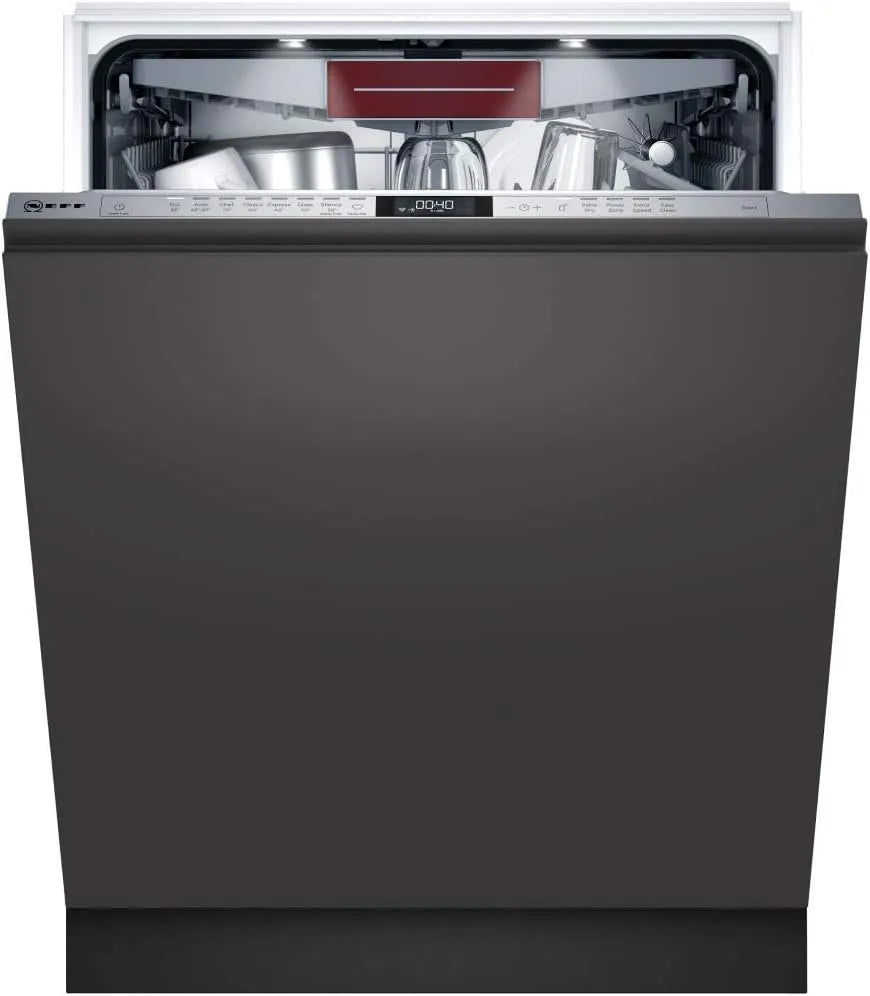 Neff Geschirrspüler S157ECX21E, Breite 60cm, ckschublade, automatische Türöffnung, Aqua Stop, N 70, Smarter Vollintegriert, Made in Germany