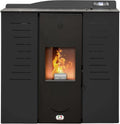 PELLET ITALIA Italia STUFE A, Hydro-Pelletöfen für Heizung und Warmwasser Effizienz 90% Heizt 180m² Slim-Design