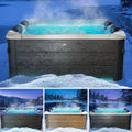 Whirlpool BRAST MSpa Frame, Maße 180x180x65cm, 6 Personen, Oslo Aero Plus, LED-Beleuchtung, Maße 160x160x65cm, 5 Modelle