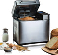 Backmeister Brotbackmaschine mit 19 Betriebsprogramme für Brotgewicht Modell 500g-1000g Nictemaw Brotbackautomat, 15 Stunden Timing-Funktion