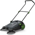Modell manuell HKM65 Kehrmaschine, 65 cm Kehrbreite, Fassungsvermögen 20 l Behälter, 2.600 m², h Kehrleistung, höhenverstellbarer Soft-Griff