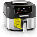 Heißluftfritteuse 2in1 GOURMETmaxx, Fassungsvermögen 5 L Multikocher Heissluftfritteuse mit 5 Modi inklusive. Dörren, FryBBQ, Airfryer mit Ober