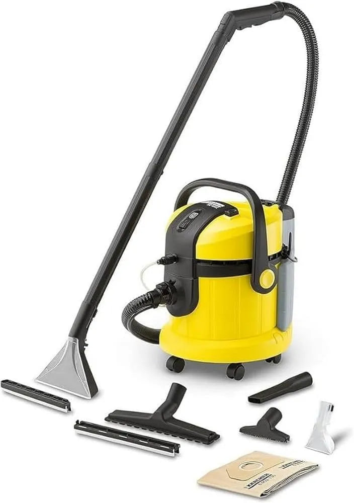 Karcher Modell, 230 mm Arbeitsbreite SE 4002 in-1, Sprühdruck 1 bar, Sprühmenge 1 l/min, 2- integrierter Sprühschlauch, Waschsauger, Gelb
