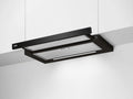 AEG Dunstabzugshaube DPE5660B, Flachschirm, Energiekl. A, Druck-Tasten, max. 600 m³/h im Abluftbetrieb mit max. 68 dB, Abluft oder Umluft