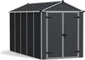 Gerätehaus Canopia Palram Kunststoff, Rubicon 6x12 Farbe Grau 379x185x217 cm