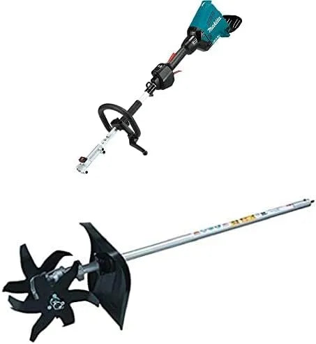 Makita Modell DUX60Z 2x18V KR400MP, Akku-Multifunkt-Antrieb, ohne Akku, ohne Ladegerät, + Kultivatoraufsatz