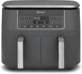 Ninja Heißluftfritteuse DZ300EU, 6-in-1, ohne Öl, 2 Schubladen, Fassungsvermögen 7,6L, Dual Zone Digital Air Fryer, Max Crisp, Heißluft-Frittieren