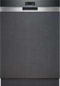 Siemens Geschirrspüler SN57TS00CE iQ700, Spülmaschine Made in Germany, Intelligent Programm, Teilintegriert, Home Connect, ckschublade, varioSpeed