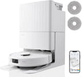 Roborock Saugroboter, 7000Pa, zusätzlich 2 Wischmops, Roboterstaubsauger-Set, Qrevo Pro Set mit Wischfunktion&Hebarem Wischmopp, Weiß