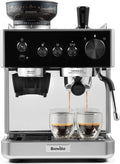 Espressomaschine 15-bar-Pumpe VCF186X Breville Barista, italienische, „Classic', in Schwarz und Silber