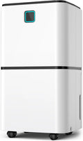 Luftentfeuchter, 12L/Tag, 25 Quadratmetern, Fassungsvermögen 12L, Entfeuchter elektrisch Keller, Elektrisch 12L, 36dB mit 1M Abflussschlauch