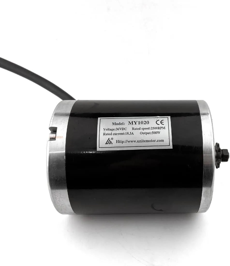 Modell Bürsten-DC-Motor ohne Fuß-Halterung Elektrischer Roller-Hochgeschwindigkeitsmotor 24V36V48V L-faster, Leistung 500W Bürsten-DC-Motor