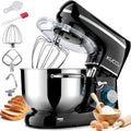 Küchenmaschine 6+P KUCCU, inklusive. Knethaken Schneebesen Rührhaken, Leistung 1500W Knetmaschine mit 7L Edelstahl-Schüssel Doppelgriffen
