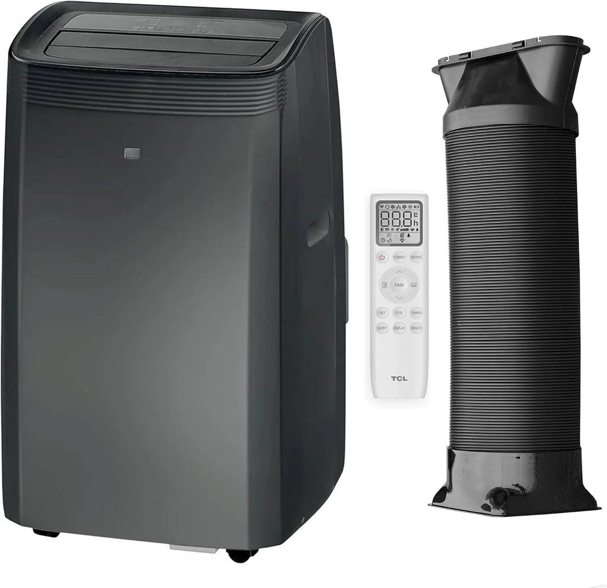 Klimaanlage TAC-12CPB/MZB TCL Mobile, Timer, Schlafmodus, MZB Mobile 12000 BTU bis 35m²: 3 Geschwindigkeitsstufen, Staubfilter