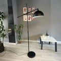 Modell Stehleuchte Metall E27 bamyum Gorkiede, 30 cm Breit, Stehlampe Wohnzimmer, Moderne Stehleuchte für Schlafzimmer, Kinderzimmer mit Fassung