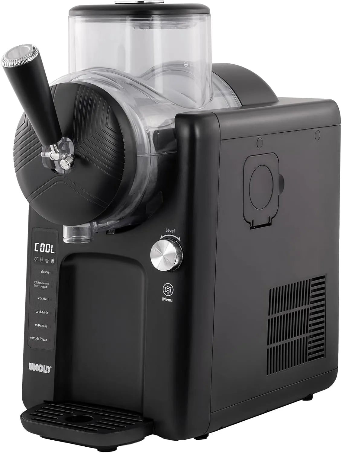 Kompressor 48956, Unold Sofie Slush- & Softeismaschine, mit 2L Eismaschine Slush Ice Cream Maker Frozen Drink Shakes Slushies Softeis Eiscreme