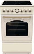 Gorenje Kochfeld 5B70CLI, Fassungsvermögen 70 Liter, Retro Design, Schnellaufheizung, ExtraSteam, AquaClean, Breite 50cm, Gentle Close, AirFry