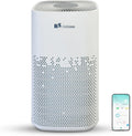 Luftreiniger, 7-in-1 mit HEPA & Aktivkohlefilter, 400m³/h, UV-C & PM2,5– Ionisator, Pollen, Rauch & Tierhaare, h CADR