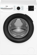 Beko Waschmaschine BM3WFU3841X 1400, Gewicht 8 kg, freistehende, Waschvollautomat, EnergySpin, Schleuderwahl U, min, Dampffunktion, Weiß