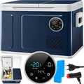 Kesser Kompressor 2in1, Kühlschrank Kühlung bis -20 °C für Camping, mit 2x Kühlakkus & LED-Touch-Bedienung, Lkw 12/24V 230V, Auto